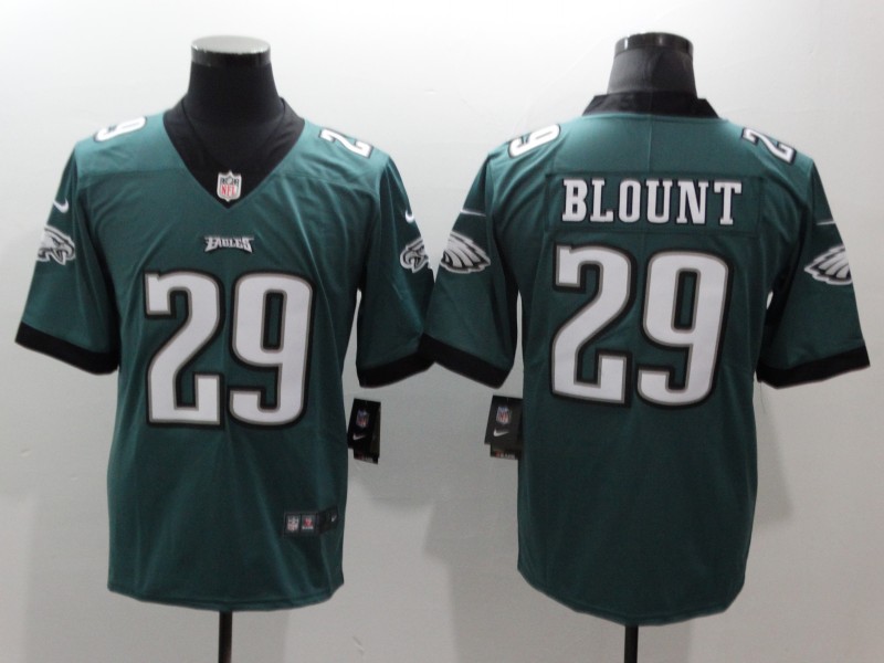 Men's Philadelphia Eagles LeGarrette Blount #29 Midnight Green Jersey